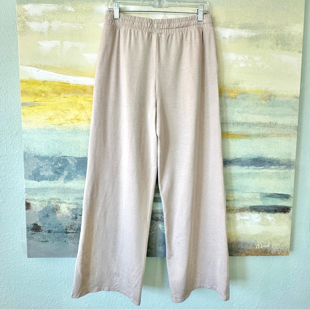 Vuori Halo Essential Wideleg Ecru Heather Med - Picture 3 of 12